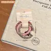 Set de Gomas para el Cabello de Cable de Teléfono de Alta Calidad, Fresco y Versátil, Alta Elasticidad, Duradero, Cuerda para el Cabello sin Marcas, Lindo Accesorio para el Cabello para Niñas