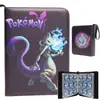 Amazon Libro de Cartas Pokemon Yu-Gi-Oh Libro de Colección de Cartas Rey Libro de Cartas eva Libro de Cartas de Juego Pokemon