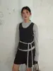 Suéter de Punto Mmc de Cuello Alto Medio para Mujer, Nuevo Estilo Otoño, Estilo Coreano Adelgazante, Camisa Básica de Lana de Manga Larga de Alta Gama
