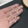 15 marcos de gota de pegamento plateados brillantes modelo amor hexágono forma de gota accesorios de colgante molde de patrón geométrico marco
