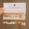 Aretes de Aleación de Venta Caliente Transfronterizos Europeos y Americanos al por Mayor Moda Simple de Alta Gama Aretes de Mariposa Combinación de Aretes