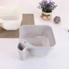 Cesta de drenagem para pia, cesta de armazenamento de frutas, cesta de drenagem de vegetais para cozinha, cesta de presente, pode ser impressa com LOGOTIPO