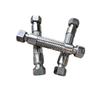 Venta Directa de Tubería Corrugada Metálica Flexible de Acero Inoxidable 304, Tubería de Vapor Trenzada de Alambre de Vapor Resistente a Altas Temperaturas con Rosca de 4 Puntos