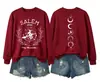 Salem 1692 se perdieron el estilo europeo, sudadera de otoño e invierno para mujer, moderna y versátil de Amazon