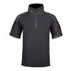 Chaqueta de camuflaje de manga corta de verano para hombre, estilo rana G2, para entrenamiento al aire libre, fabricantes de ropa táctica, venta al por mayor transfronteriza