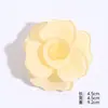 Nueva colección de broches de flor de acrílico con diseño vintage, borlas de camelia, accesorios para mujer, joyería transfronteriza al por mayor