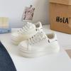 Sapatos de Pão Estilo Coreano Leves Aumentadores de Altura Painel de Couro Sapatos Moda Casual Novos Sapatos Primavera e Outono 2025 Lz6077