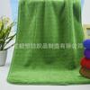 Toalla de Terciopelo Coral, Doble Capa Engrosada, Absorbente, Color Sólido, Toalla para Lavado de Autos, Toalla Facial de Belleza, Toalla para Secar el Cabello, 35*75, para Uso Doméstico