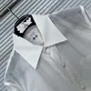 Chamarra de Botones de Doble Manga Directa de Fábrica TB Abrigo Protector Solar Unisex Casual Cómodo Versátil Camisa de Cuello Campana