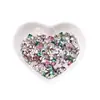 Pedras de Strass K9 Novas Super Brilhantes com Fundo Pontiagudo para Nail Art Quadrada 4x4, Pedras de Strass Coloridas de Formato Irregular, Tamanho Pequeno, para Preencher Espaços, Empilhamento e Colagem de Decorações