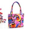 Bolsa de Maquiagem em Lona Estampa de Desenho Animado Bolsa de Mão Casual Bolsa de Maquiagem em Lona Padrão de Transformação Fabricante Mingtai