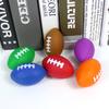 Pelota de descompresión inflable para niños, pelota de espuma de poliuretano de descompresión, juguete interactivo para niños pequeños, trompeta transfronteriza, rugby británico y americano