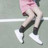 Nuevos Calcetines de Algodón para Mujer hasta la Pantorrilla, Color Puro Deportivo, Frescos y Lindos, Estilo Preppy Corazón de Melocotón, Fabricante Mayorista de Calcetines de Algodón