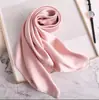 Lenço Quadrado Pequeno de Cor Sólida para Mulheres 70*70 Liso Estilo Coreano Simples Versátil Primavera e Verão Profissional Banco Comissário de Bordo Lenço Pequeno