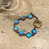 Estilo Medieval, Estilo Étnico Exótico, Pulseira Radiante, Design de Nicho Retro Desgastado, Pulseira Personalizada de Estilo Misterioso