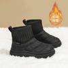 Botas de Nieve para Niñas 2026 Invierno Nuevo Estilo Zapatos para Niños Botas Forradas de Felpa Zapatos de Otoño e Invierno para Niñas Zapatos de Algodón Impermeables para Niños