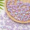 Fornecimento Direto da Fábrica contas de borboleta jelly acrílicas coloridas Acessórios de cabelo DIY feitos à mão Acessórios de corrente para celular material de contas soltas