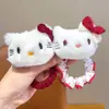 Diadema de Muñeca Divertida de Dibujos Animados para Niños Cuerda de Pelo de Felpa Otoño e Invierno para Niñas Cola de Caballo Alta No Lastima la Cuerda del Pelo Banda de Goma Accesorios para la Cabeza
