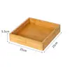 Bandeja de Madera Rectangular Bandeja para Exhibir Pan Estilo Chino Tienda de Pasteles Bandeja para Hornear Pastelería Plato para Exhibir Productos Secos
