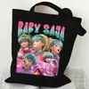 Bolso de Hombro Versátil Diario para Estudiante con Estampado de Dibujos Animados Anime Moda Transfronteriza Bolso de Lona Portátil de Gran Capacidad
