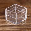 Caja de Plástico Cuadrada Alta Transparente Caja de Alimentación para Douyu Mini Caja de Embalaje para Dulces Slime Barro Cristalino Venta al por Mayor