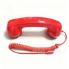 Fone de ouvido com microfone com fio, acessório externo estilo retrô, em estoque, transfronteiriço, etiquetagem de celular, alça de fone de ouvido universal criativa