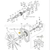 05507-20550 O-ring do Tubo Respiro do Motor S12A2 Adequado para Vários Modelos em Estoque