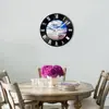 Relógio silencioso de 12 polegadas sala de estar relógio de parede moderno relógio de parede de arte digital criativa quarto simples grande metal