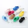 Zapatos con Agujero Nuevo Hebilla Decorativa Mini Llavero de Zapatos Flor para Zapato DIY Lindo Mini Hebilla de Zapato Tridimensional