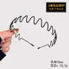 Faixa de Cabelo Antiderrapante Preta Dentada para Mulheres, Grampo Especial para Lavar o Rosto, Novo Estilo 2026, Faixa de Cabelo para Lavar e Prender o Cabelo, Headband