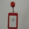 Crachá de identificação de funcionário transparente conjunto de crachás de trabalho conjunto de crachás de trabalho conjunto de cordão cartão de ônibus conjunto de cartão de acesso