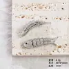 Banho de Ouro Real, Galvanoplastia Conservadora de Cor, Pingente de Peixe Dourado Koi, Joias Artesanais DIY, Acessórios para Pulseira, Colar, Brinco
