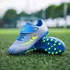 Botas de Fútbol con Tacos para Niños de Primaria (Niños y Niñas), Tacos TF, Antideslizantes, Resistentes al Desgaste, para Partidos en el Campus y Entrenamiento