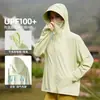 Roupas de Proteção Solar de Seda de Gelo Woodpecker Masculinas Verão 2026 Novo Outdoor Profissional Pesca Roupas de Proteção Solar Masculinas UPF100