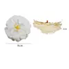 Flores artificiales de hibisco y peonía, materiales DIY para bodas, flores falsas para arreglos decorativos, diseño de escena de pared de flores al por mayor
