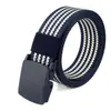 Cinturón Casual de Lona y Nylon para Hombres y Mujeres Sin Metal Entrenamiento al Aire Libre Hebilla Lisa Cinturón de Combate Fuente Transfronteriza