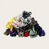Corda Trançada Redonda de Poliéster Colorido de 5,5 mm com 32 Fios, Camada Única, Não Elástica, para DIY, Cadarços Redondos Ins Tendência Dopamina