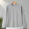 Sudadera nueva de algodón pesado con cuello redondo, corte holgado, estilo masculino, color liso, top casual, disponible en varios colores