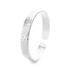 Pulsera Budista Tibetana Corazón de Loto para Mujer, Chapada en Plata, Estilo Juvenil, Diseño de Círculo Simple, Joyería Minimalista al por Mayor
