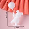 Com balão de confissão leve urso urso Coroa urso violento urso decoração de bolo decoração celebridade da internet LOVE plug-in de aniversário