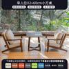Mesa de Sofá y Combinación de Sillas de Madera Maciza Estilo Japonés Mesa de Negociación Simple Tienda de Té con Leche Casa de Té Cafetería Casa de Huéspedes Silla Individual de Ocio Asiento de Tarjeta