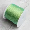Fio de 6 fios iridescente dourado e prateado fio dourado corda vermelha pulseira de tecelagem DIY bordado à mão fio de jade fio de seda dourado brilhante