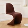 Silla de Café para Recepción y Negociación Tipo S San Tang con Respaldo Alto, Silla de Belleza Creativa para Sala de Estar y Comedor
