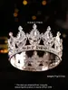 Corona de Cumpleaños Fiesta Transfronteriza Flor Pastel Vacaciones Corona Infantil Tiara Diamante de Gama Alta Redonda Corona Pequeña