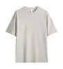 Camiseta de Algodão Pesado 240G Gola Redonda Cor Sólida Camiseta Base Camiseta Roupa de Trabalho Manga Curta Camiseta Masculina Personalização