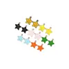 Cara Sonriente Estrella de Cinco Puntas Estrella Pequeña DIY Aleación Esmalte Accesorios de Joyería Transfronterizos Accesorios para el Cabello Llavero Colgante
