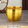 Cofre del tesoro de latón al por mayor del fabricante, recipiente de arroz de latón, tarro de cien bendiciones y riqueza, alcancía, decoración de mesa de entrada