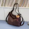 Bolso Tote Estampado de Leopardo para Mujer 2026 Nuevo Otoño Merade Bolso de Hombro Único para el Trabajo Bolso Cruzado Tipo Cubo de Gran Capacidad