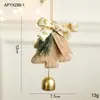 Nueva Cuerda Tejida Navideña con Cascabeles de Colores Estilo Chino para Colgar en Puertas y Paredes, Decoración de Atmósfera Navideña para Árbol de Navidad, Venta al por Mayor