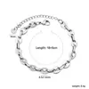 Venta Caliente Europea y Americana Moda de Lujo Ligero Acero Inoxidable Cadena de Clavícula Nariz de Cerdo Hip-Hop Moderno Conjunto de Pulsera y Collar de Oro de 18K